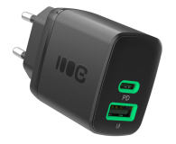 Green Cell PowerSource Duo30 30W USB-C USB-A Power Delivery czarny - 1528924 - zdjęcie 2